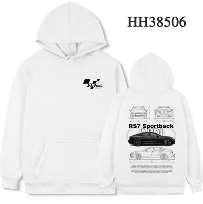 StreetcarHoodiePrintsMen Car Print Trendy Hoodie Loose Casual Versatile Hoodie - Image 44