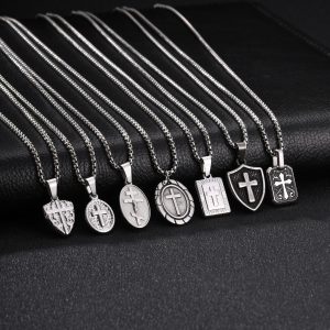 Stainless Steel Pendants with Optional Chains