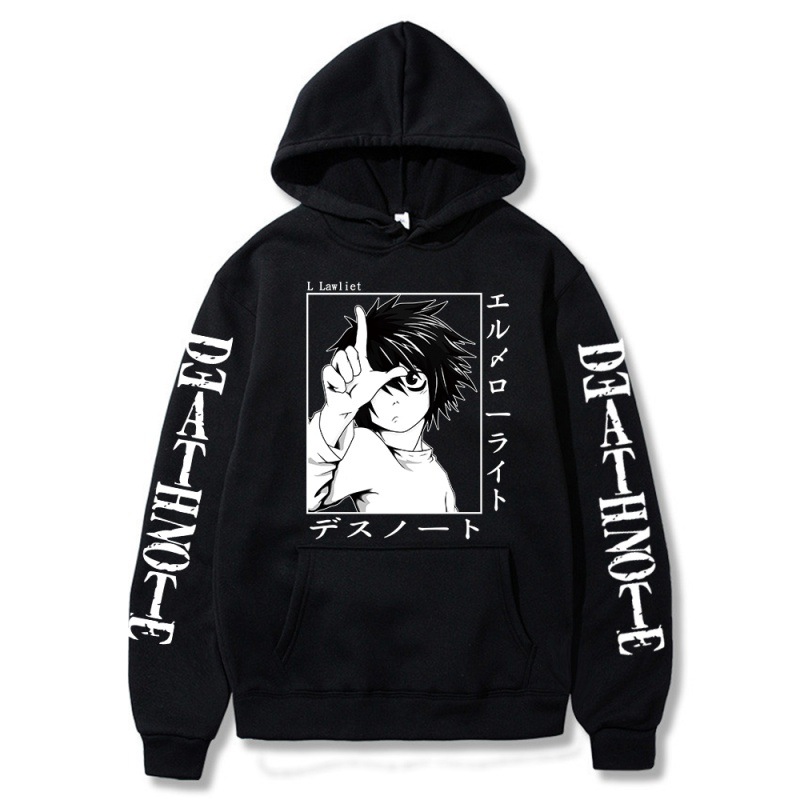 Japanese anime death note creative new student casual sweatshirt - Image 9