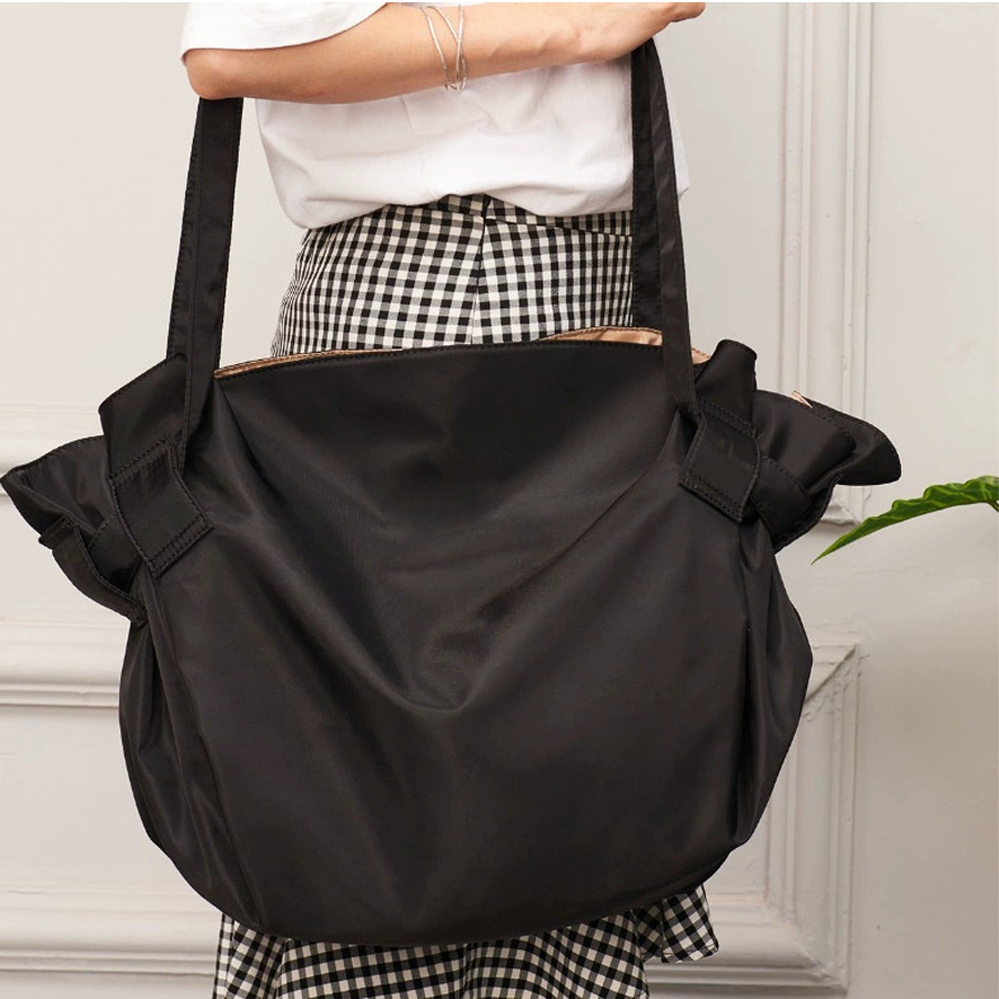 Large-capacity expandable travel storage bag for women, camping bag, crossbody bag, versatile casual duffel bag for camping. - Image 8