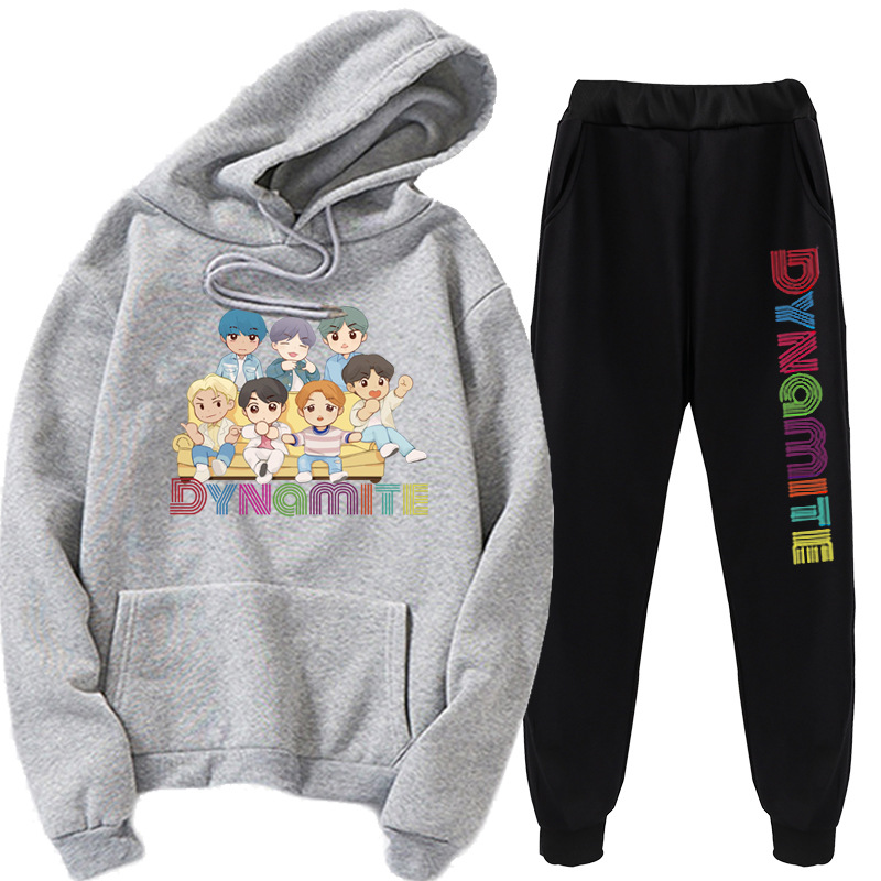 New kpop youth hoodie Korea Youth League new album Dynamite hoodie set - Image 26