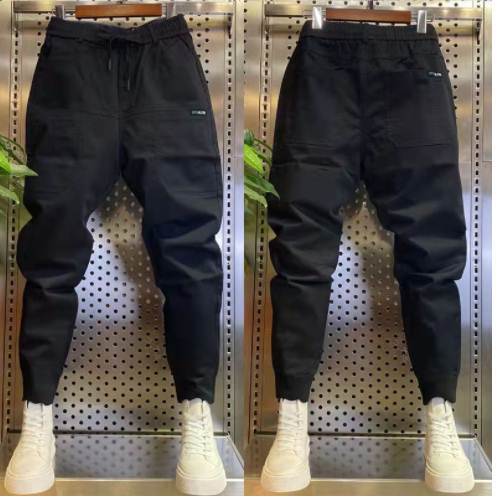 Dennis Trousers Company Early Autumn Six Pockets High Elastic Skinny Casual Pants All-match Casual Straight Pants Men - Image 9