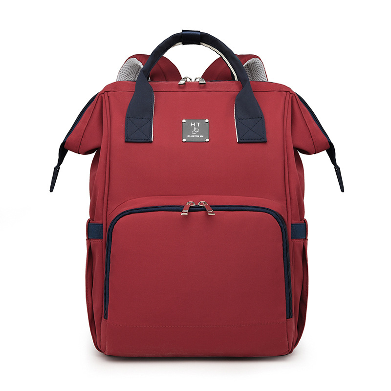 Mommy bag gift high quality multifunctional mother and baby bag 290 nylon solid color multifunctional mother bag for going out - Image 8