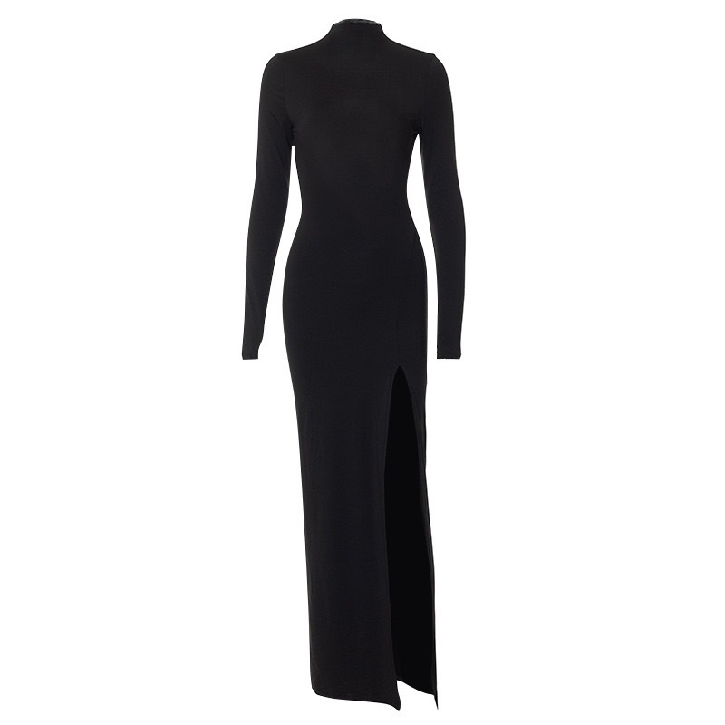 Cross-border foreign trade new women's clothing European and American hottie evening dress Amazon independent station sexy backless slit dress - Image 5