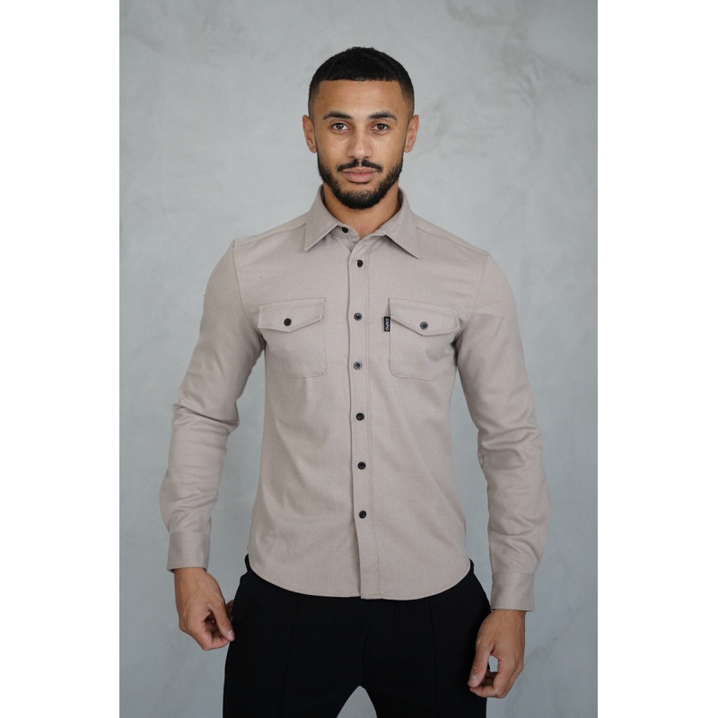 2024 European and American cross-border foreign trade Amazon autumn and winter new European and American men's clothing youth casual men's shirt spot grinding - Image 3