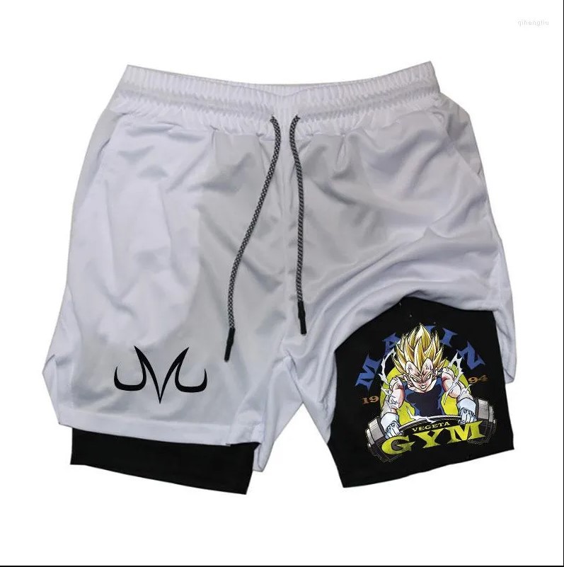 Dragon Ball series shorts 3D digital printing adult double-layer beach shorts Amazon cross-border e-commerce hot-selling factory - Image 2
