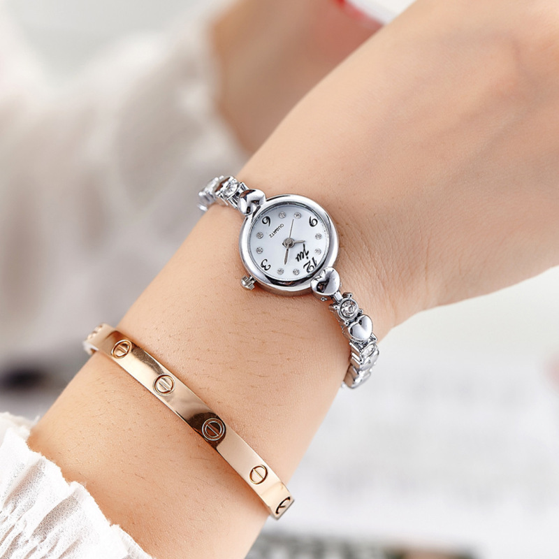 Fashion brand Korean style bracelet watch for women steel band thin strap student ladies electronic quartz fashion watch - Image 3