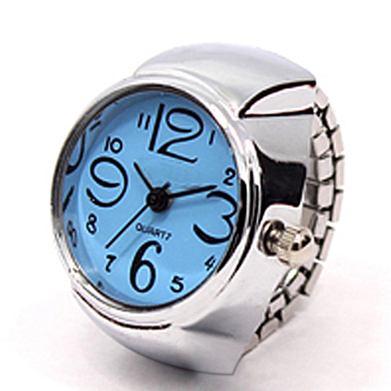 Cross-border new fashion fashion male and female students creative alloy shell finger watch couple digital watch manufacturer wholesale - Image 2