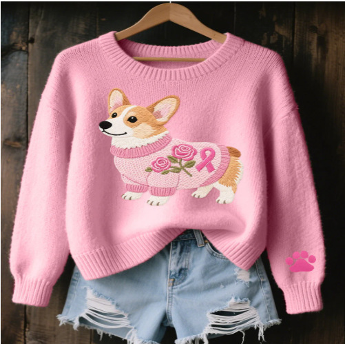 2026 Spring/Autumn New European and American Style Women's 3D Digital Print Casual Fashion Round Neck Faux Sweater/Sweatshirt - Image 25