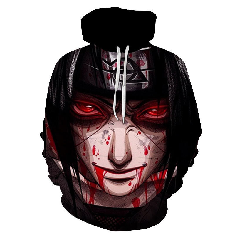 Naruto Digital 3D Printing Adult Hoodies Pullover Sweatshirt - Image 9