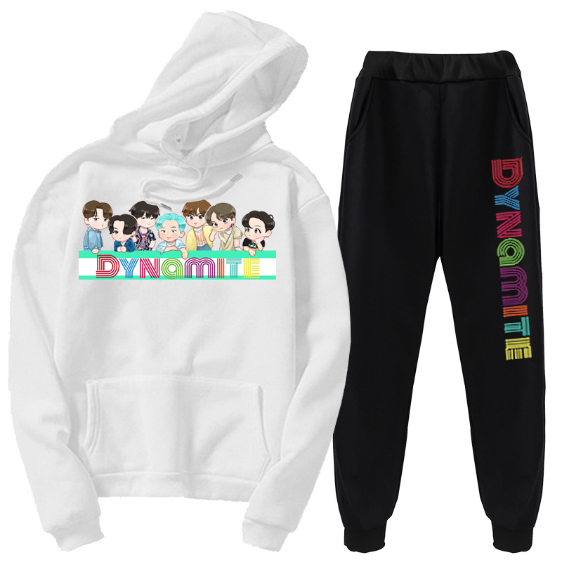 New kpop youth hoodie Korea Youth League new album Dynamite hoodie set - Image 25