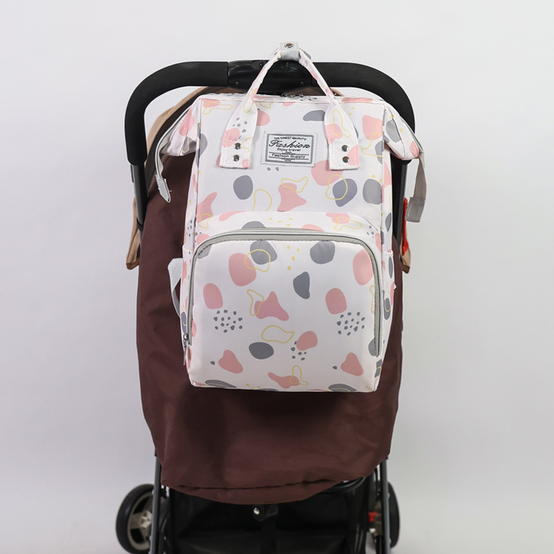 15 color printing mommy bag new fashion mother and baby bag for mom to go out and take the baby large capacity mommy bag gift list - Image 4