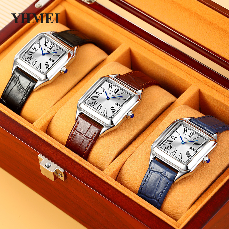 Fashion watch for girls retro small square watch simple waterproof business ladies quartz watch factory wholesale - Image 3