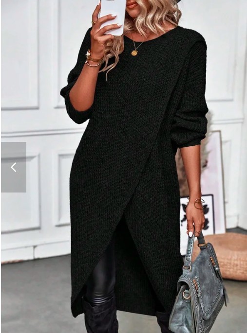 Women's knitted long dress/coat (in stock) - Image 7