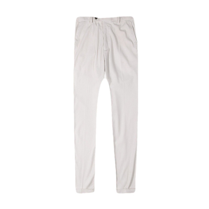 2023 Men's Casual Long Trousers, Autumn/Winter Thickened Corduroy Suit Trousers, Slim Fit, Korean Style Trendy Suit Trousers - Image 5