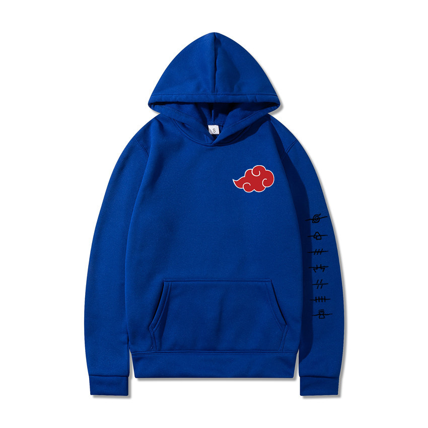 2021 European and American tide autumn and winter Japanese anime Naruto hooded sweater suit men and women couples - Image 5