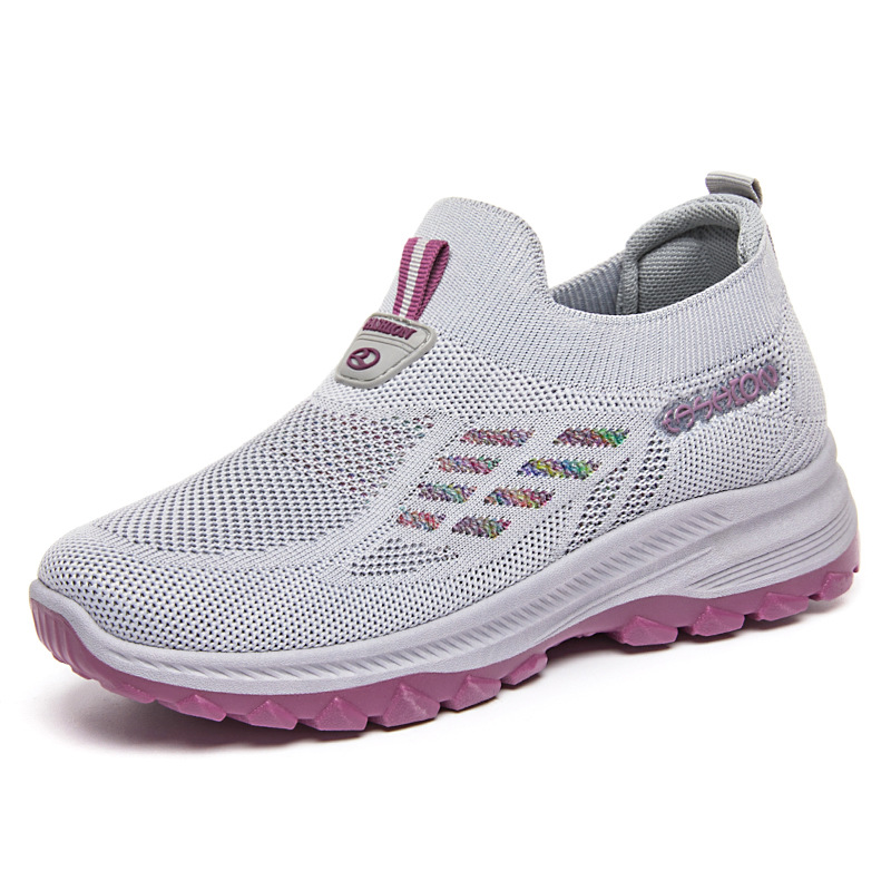 Women's casual shoes, autumn shoes for the elderly, shoes for middle-aged and old mothers, breathable soft soles, casual walking shoes, sports shoes for the elderly - Image 3