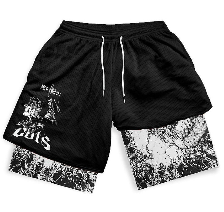 Dragon Ball series shorts 3D digital printing adult double-layer beach shorts Amazon cross-border e-commerce hot-selling factory - Image 31