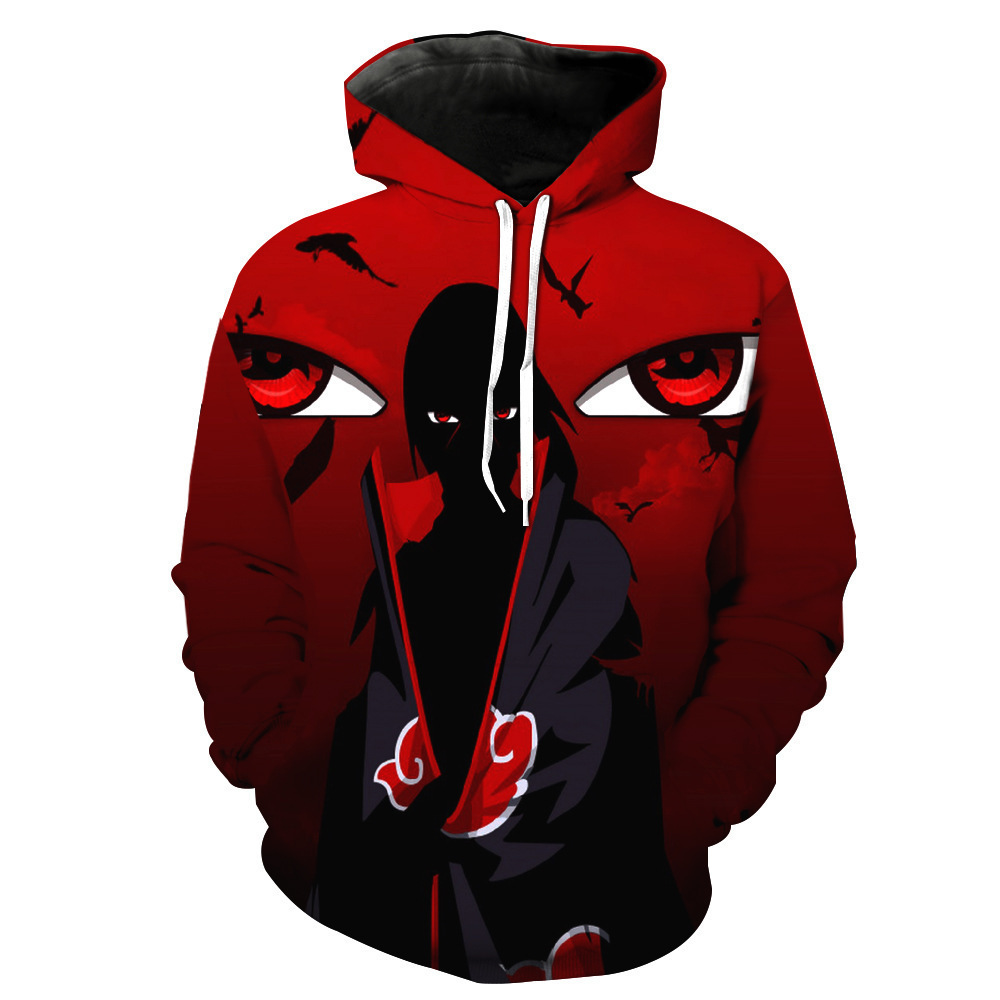 Naruto series anime character costume cosplay 3D printed floral sweatshirt for men and women hoodie hoodie men's sweatshirt - Image 5
