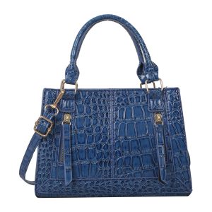 2023 new crocodile pattern bag for women cross-border European and American fashion casual tote bag portable one-shoulder cross-body bag trend