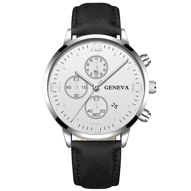 2022 new foreign trade hot selling men's set gift watch 3pcs bracelet three-piece men's watch calendar watch - Image 15
