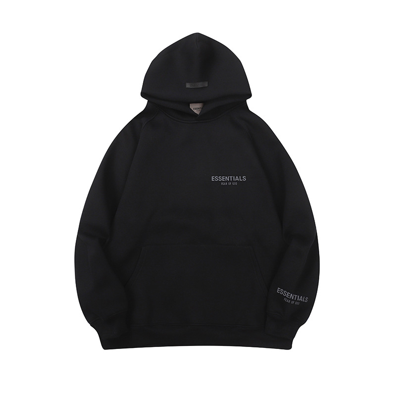 Foreign trade new autumn and winter FOG FEAR OF GOD double line ESS men and women small letter printing couple loose sweater - Image 8