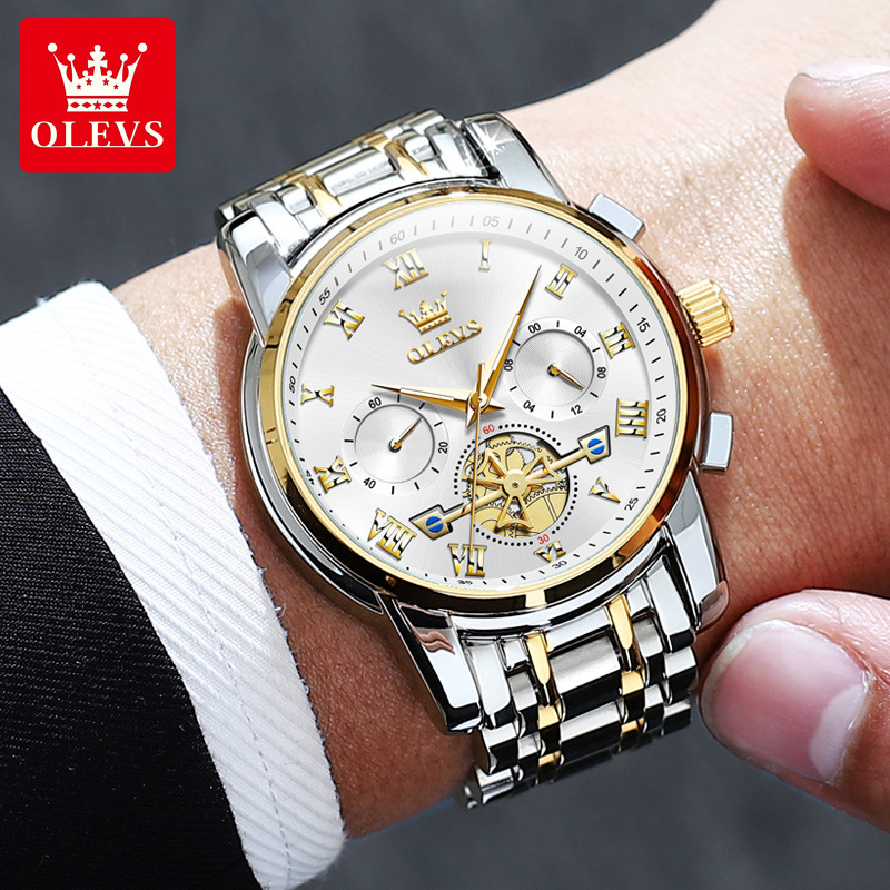 Oris brand watch cross-border hot sale multi-functional waterproof quartz watch luminous non-mechanical watch men's watch male - Image 9