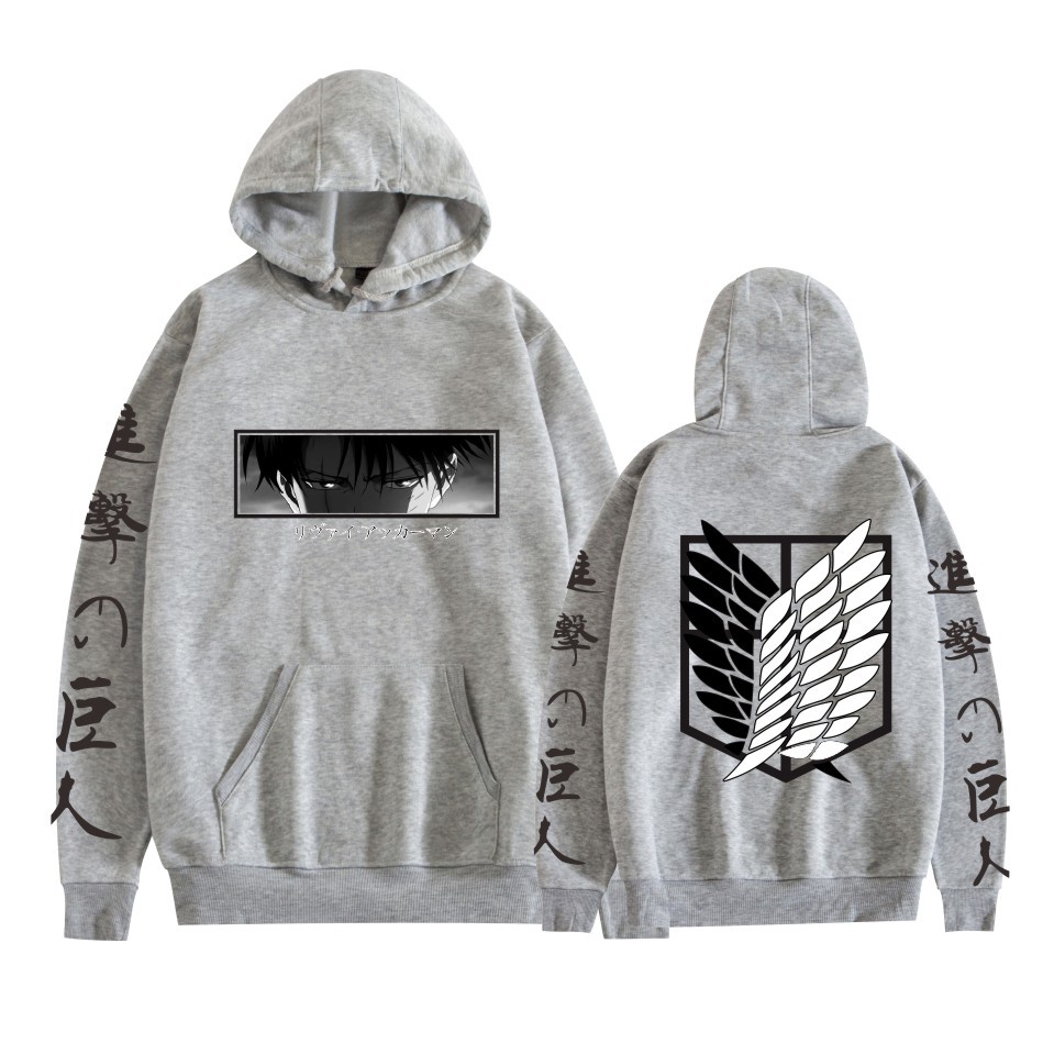 Mao Chunqiu hooded sweatshirt Attack on Titan peripheral European size cross-border hot-selling printed pullover for men and women - Image 6