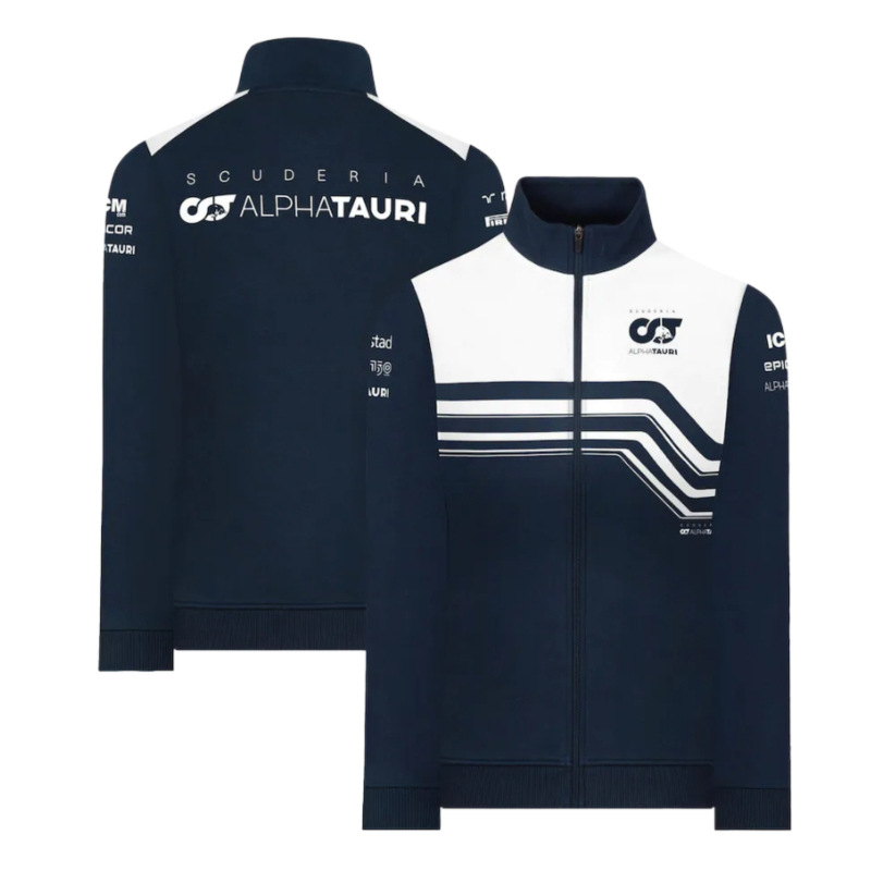 Cross-border new F1 peripheral racing suit fleece sweatshirt team long-sleeved stand-up collar warm sports cycling off-road sweatshirt - Image 9