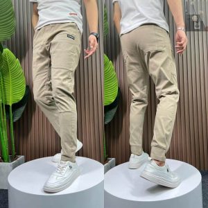 Dennis Trousers Company Early Autumn Six Pockets High Elastic Skinny Casual Pants All-match Casual Straight Pants Men