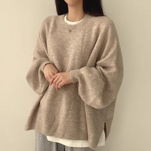Large size fat mm lazy style hooded sweater loose sweater female 2024 new style hot style slimming belly covering top autumn - Image 8