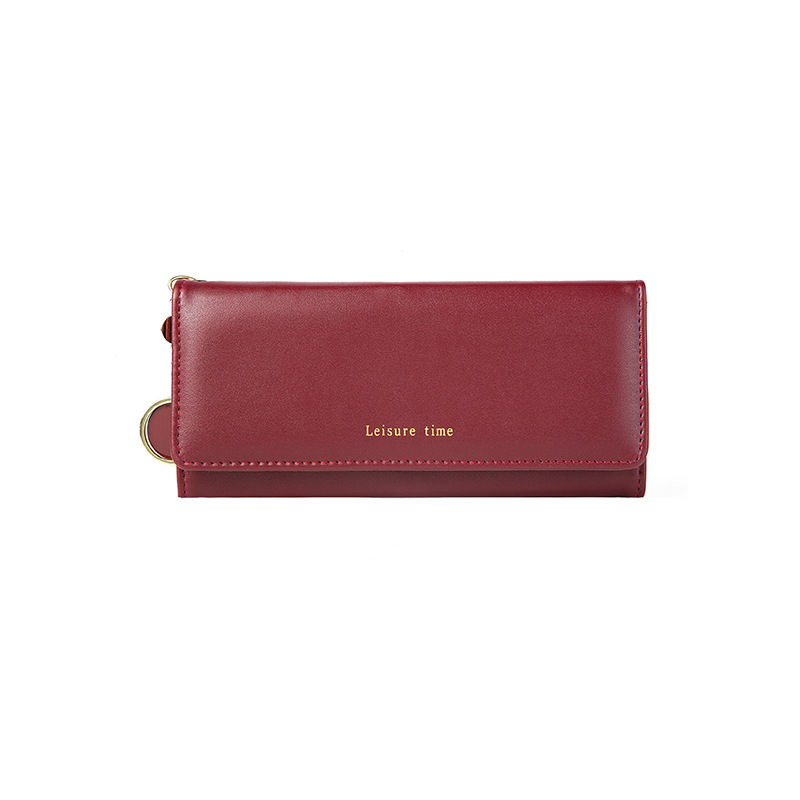 Cross-border hot-selling PU long women's wallet, multi-functional card holder, tri-fold wallet, women's multi-card slot card holder, clutch bag - Image 5