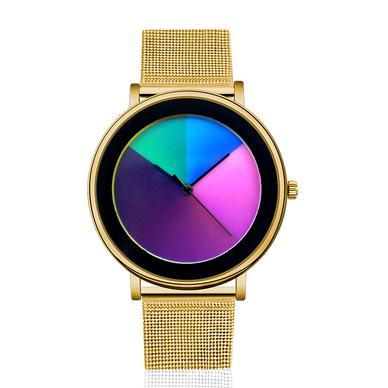Cross-border exclusively for color-changing watches for women fashion girls niche personality creative quartz watch waterproof foreign trade explosion wholesale - Image 8