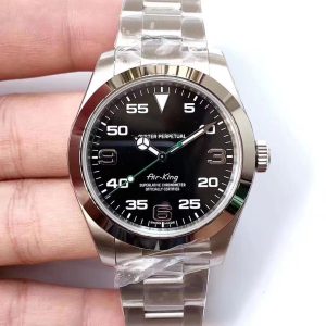 Rolex Airmaster Series Watch Super Luminous Business Waterproof Steel Strap Men's Watch Fully Automatic Mechanical Watch