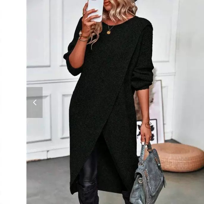 Women's knitted long dress/coat (in stock) - Image 2