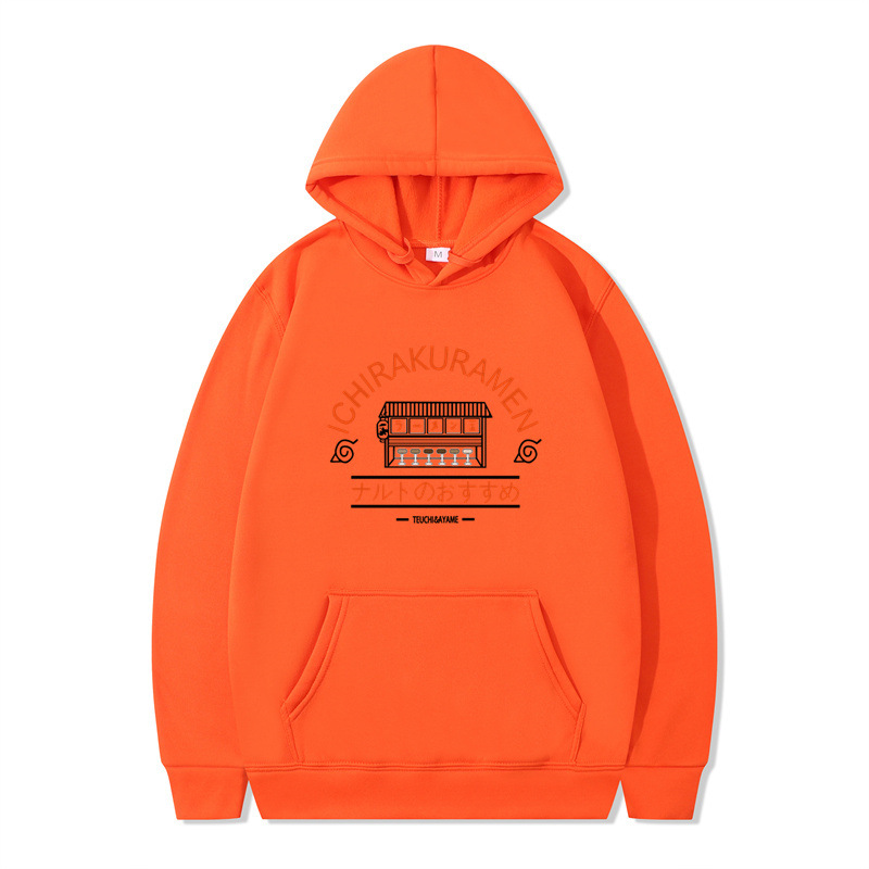 Naruto anime series naruto whirlpool naruto ramen shop printed autumn and winter hooded sweatshirt for men and women - Image 15