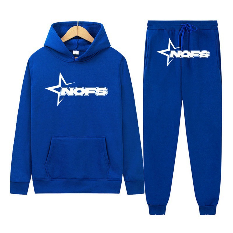2024 Y2K new NOES hoodie set sweatshirt two-piece gothic punk rock clothing streetwear - Image 20