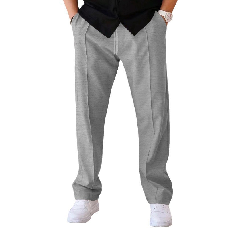 2025 new cross-border trousers men's spring and summer loose straight sports casual trousers American oversize trousers - Image 5