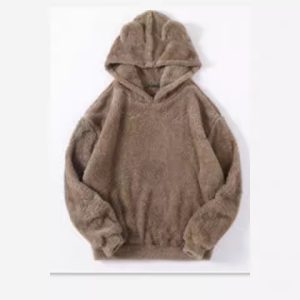 Amazon EBAY 2025 European and American cross-border autumn and winter new style plush rabbit ear hooded sweater sweater sweatshirt