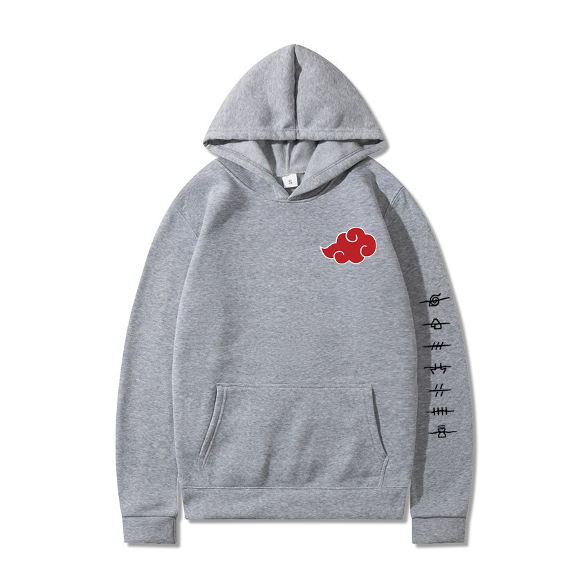 2021 European and American tide autumn and winter Japanese anime Naruto hooded sweater suit men and women couples - Image 9