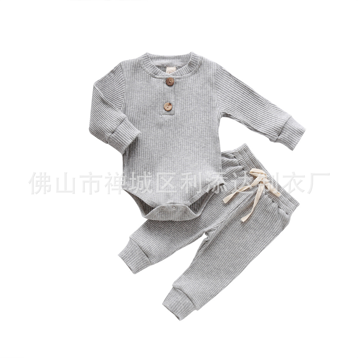 2020 Amazon hot-selling pit strip solid color suit - Image 4
