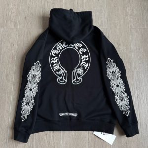 [Exclusive Stock, Premium Version] High-Quality Chloe Horseshoe Flower Sleeve Zipper Sweatshirt, Unisex