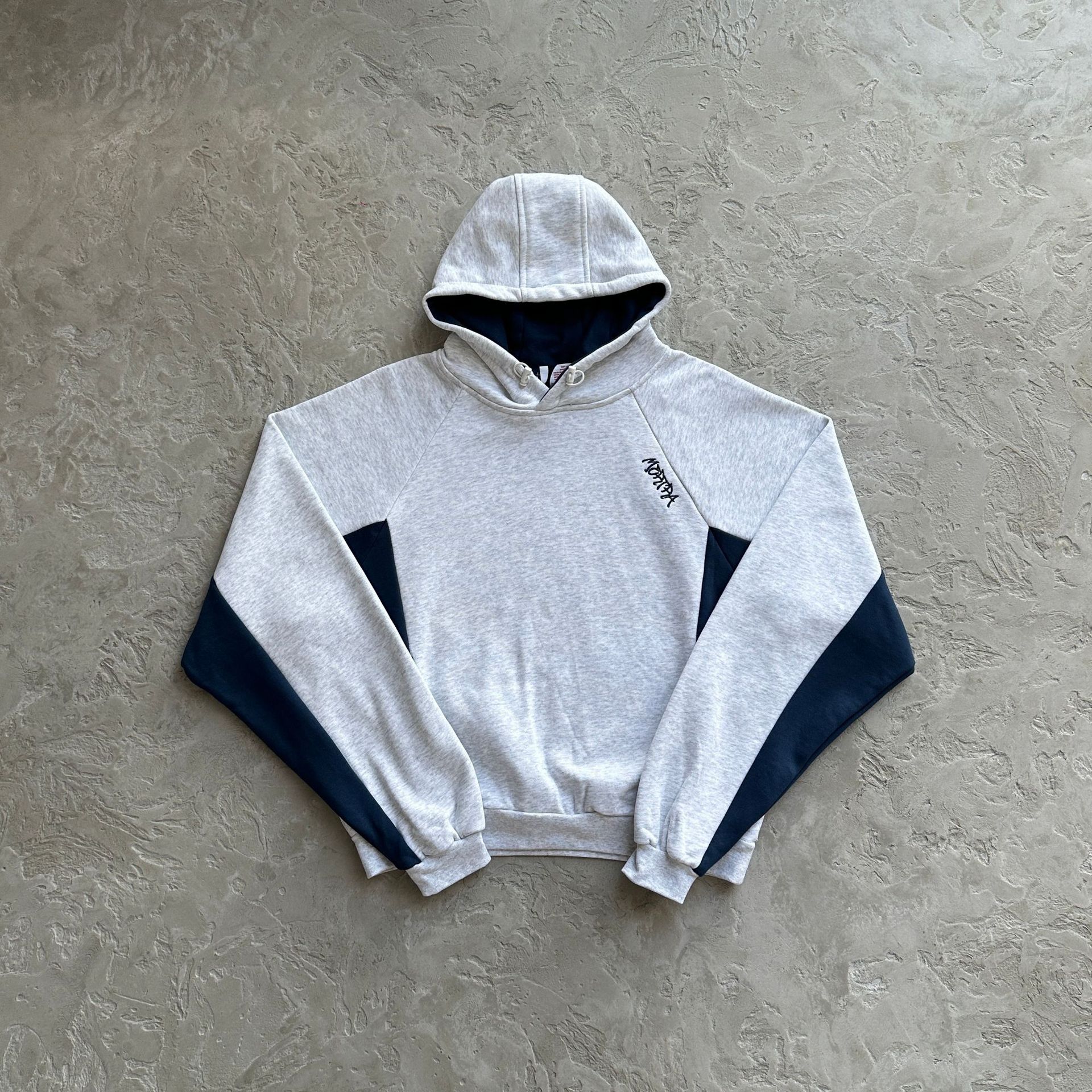 Mertra Embroidered Logo Fleece-Lined Hooded Sweatshirt and Casual Pants Set - A Popular Cross-Border Item