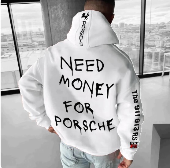 StreetcarHoodiePrintsMen Car Print Trendy Hoodie Loose Casual Versatile Hoodie - Image 15