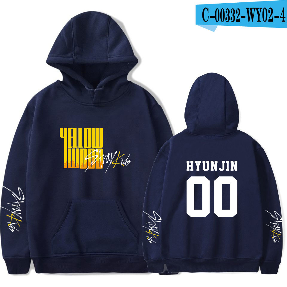 Amazon cross-border new Korean group tour around the men's and women's loose spring and autumn hooded sweater one piece on behalf of - Image 8