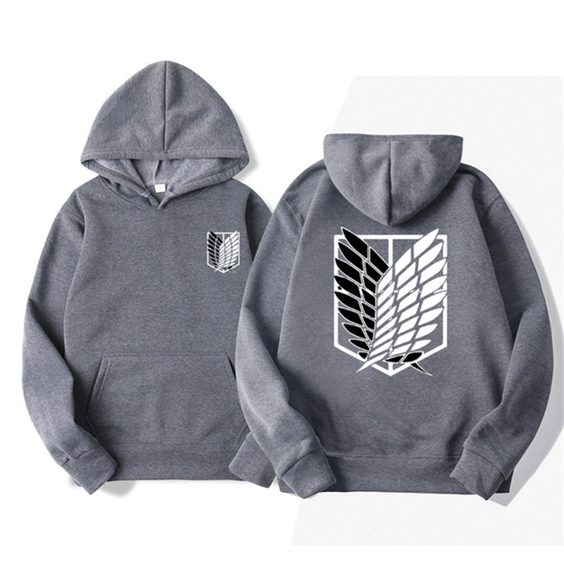 2023 Attack on Titan printed hoodie sweatshirt - Image 8