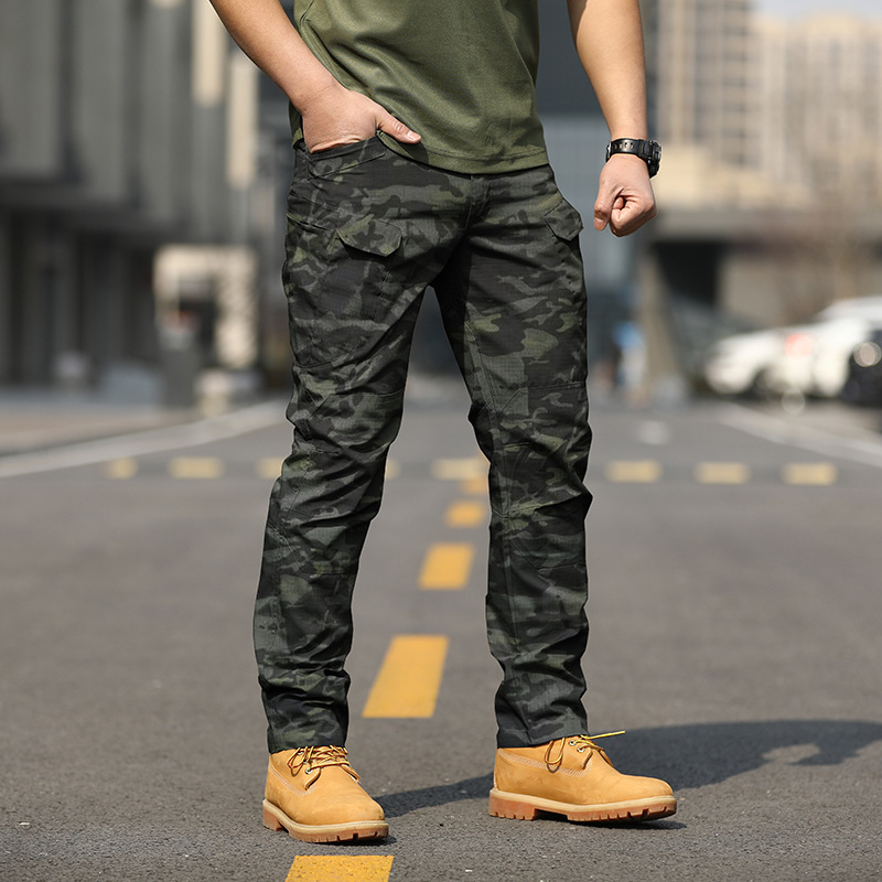 Spring and Autumn Archon X7 Tactical Trousers Men's Slim Camouflage Military Pants Outdoor Overalls Straight Training Pants - Image 6