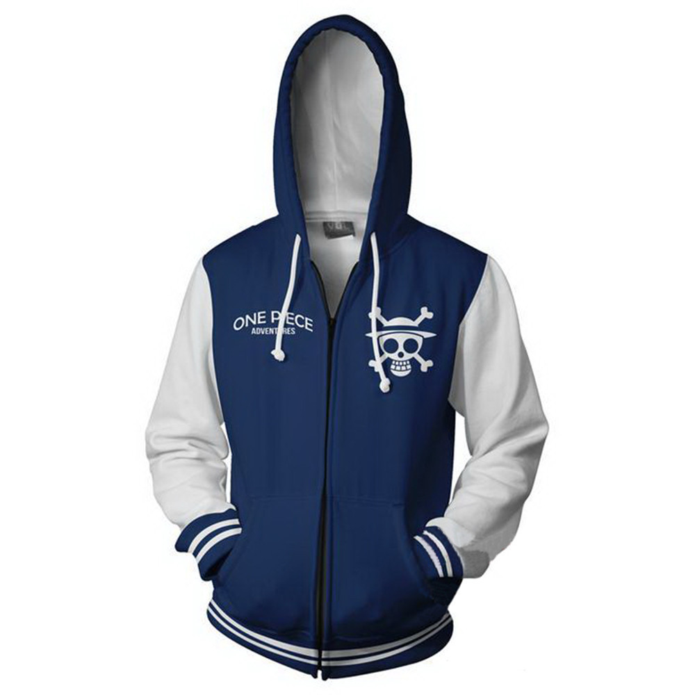 One Piece 3D printed hooded cardigan sweatshirt sweatshirt cosplay peripheral sweatshirt for men - Image 2