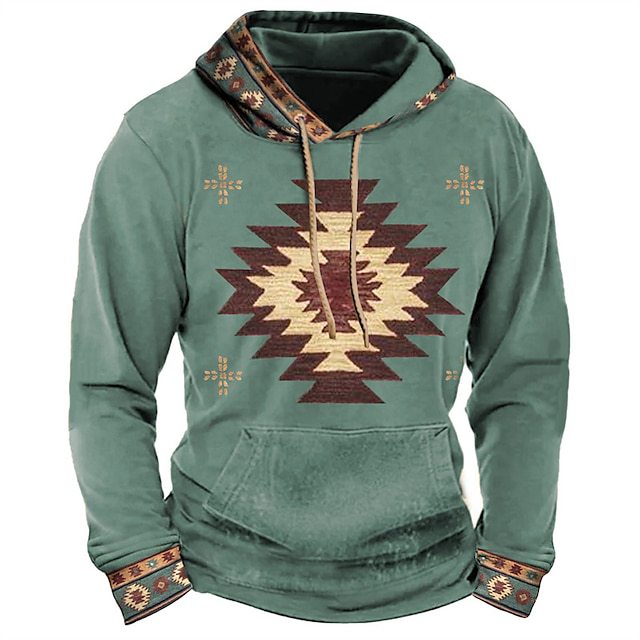 2023 new autumn European and American style sweatshirt retro 3D digital printing men's street trend hoodie top - Image 6