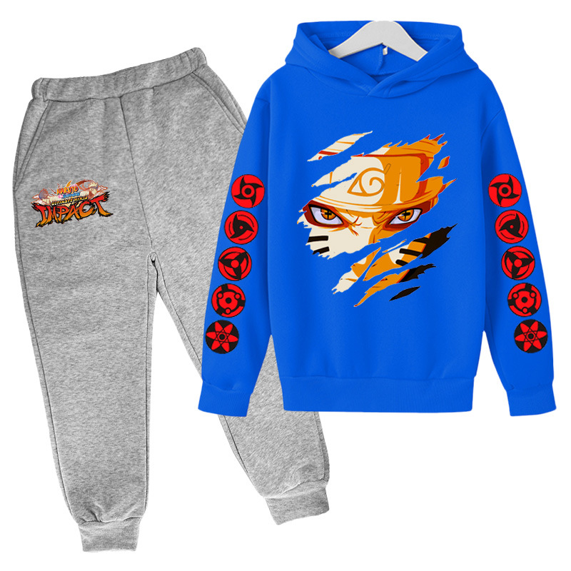 Naruto Printed - Children's Hoodie Sets -suit